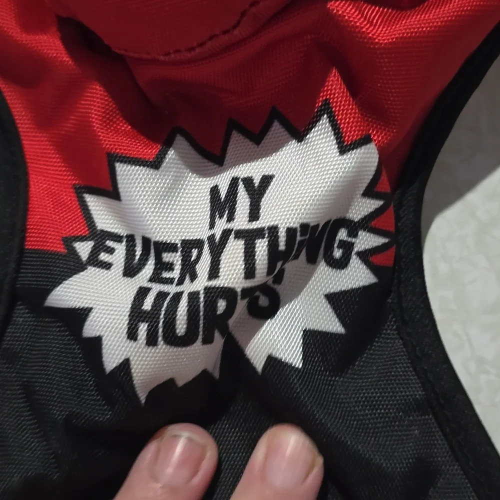 Marvel Deadpool‎ Red and Black Dog Toy With Rope Knots